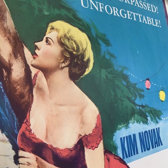 1961 Picnic U.S. Half Sheet Movie Poster 22” X 28” Hi Condition! Kim Novak Fine! - Picture 4 of 5